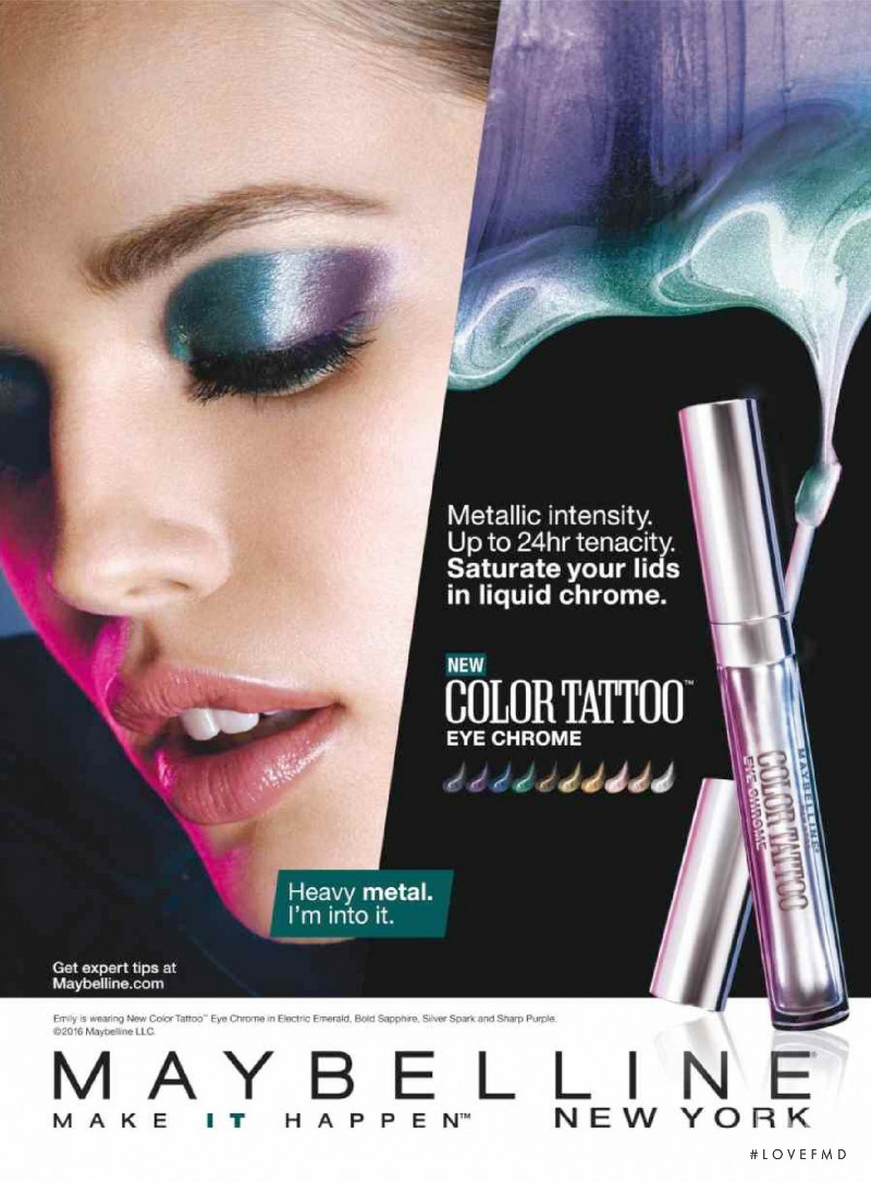 Maybelline advertisement for Autumn/Winter 2016