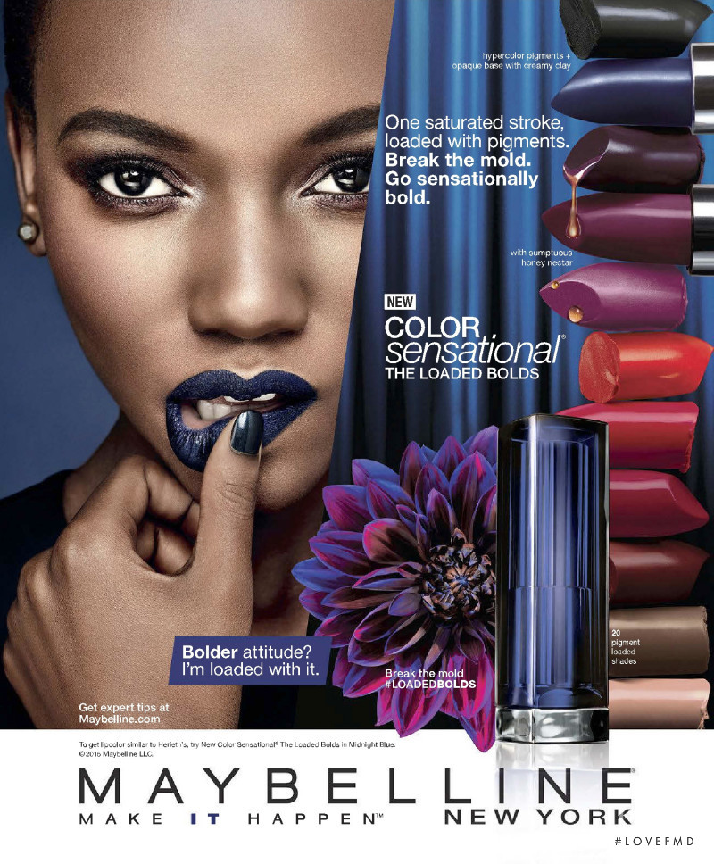 Maybelline advertisement for Autumn/Winter 2016