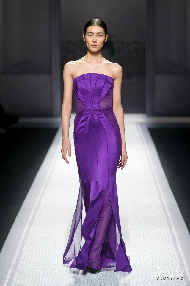 Liu Wen featured in  the Alberta Ferretti fashion show for Autumn/Winter 2012