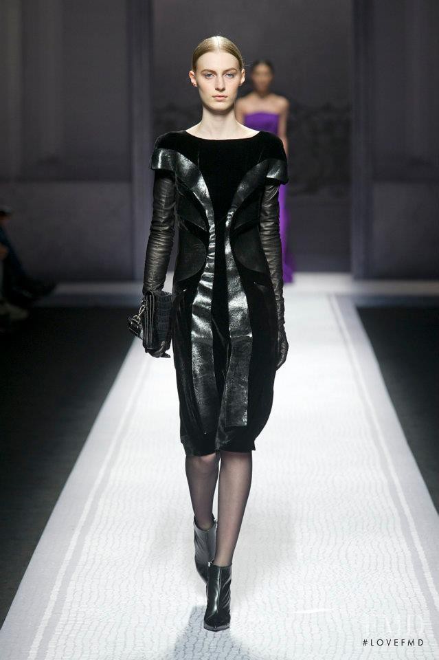 Julia Nobis featured in  the Alberta Ferretti fashion show for Autumn/Winter 2012