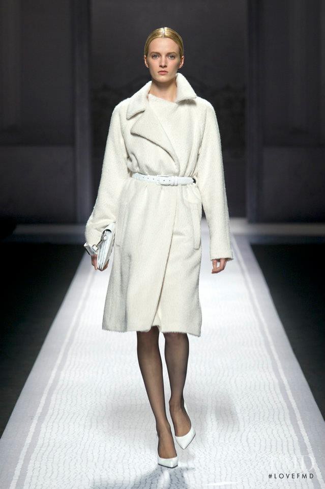 Daria Strokous featured in  the Alberta Ferretti fashion show for Autumn/Winter 2012