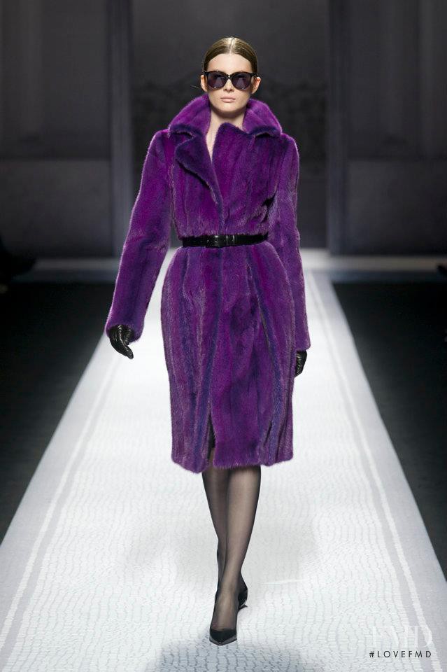 Yulia Kanova featured in  the Alberta Ferretti fashion show for Autumn/Winter 2012