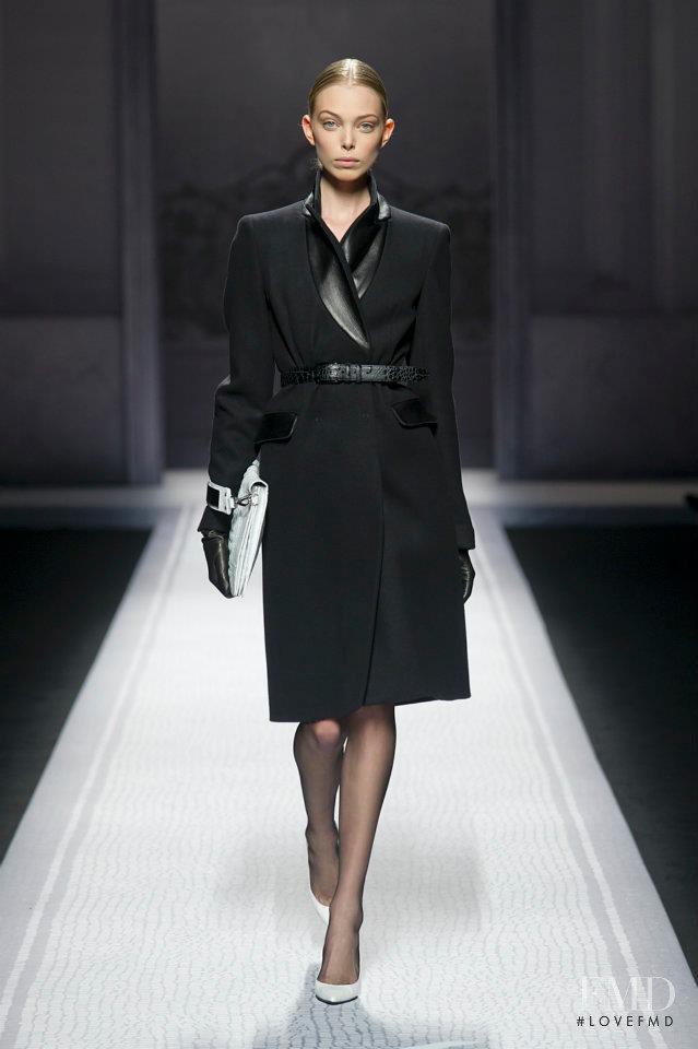 Tanya Dyagileva featured in  the Alberta Ferretti fashion show for Autumn/Winter 2012