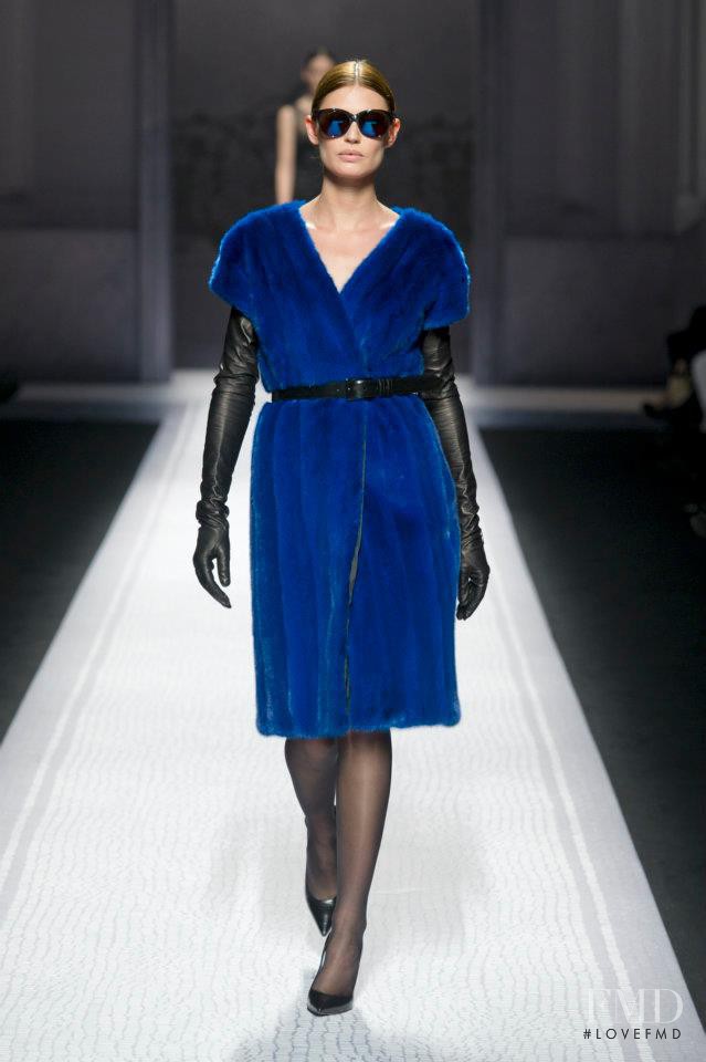 Bianca Balti featured in  the Alberta Ferretti fashion show for Autumn/Winter 2012