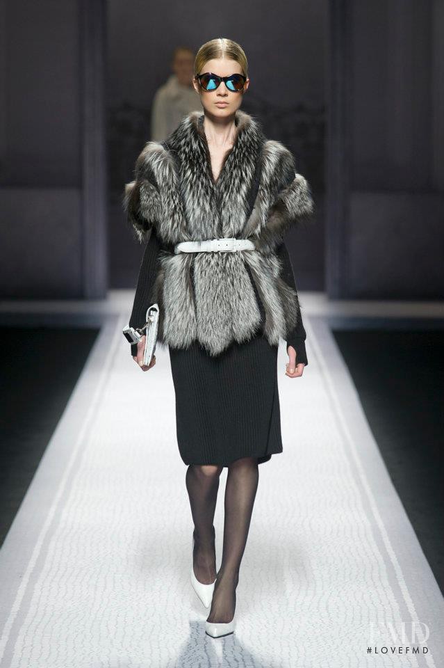 Elsa Sylvan featured in  the Alberta Ferretti fashion show for Autumn/Winter 2012