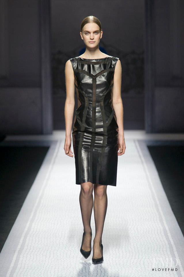 Mirte Maas featured in  the Alberta Ferretti fashion show for Autumn/Winter 2012