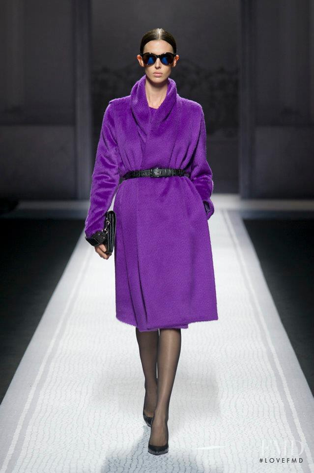 Ruby Aldridge featured in  the Alberta Ferretti fashion show for Autumn/Winter 2012