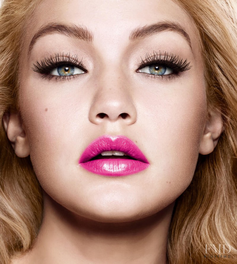 Gigi Hadid featured in  the Maybelline advertisement for Spring/Summer 2016