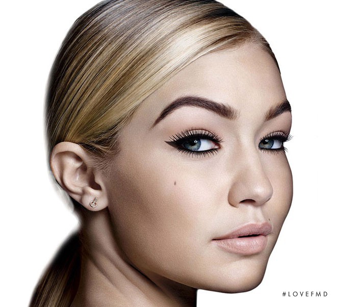 Gigi Hadid featured in  the Maybelline advertisement for Spring/Summer 2016