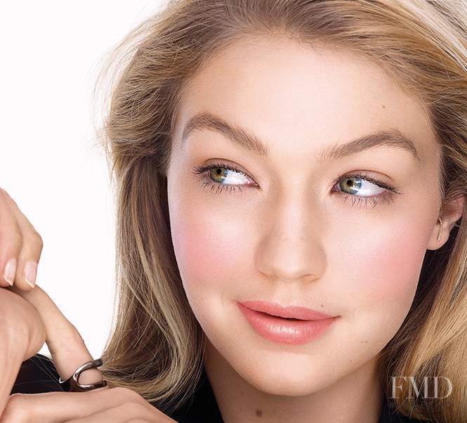 Gigi Hadid featured in  the Maybelline advertisement for Spring/Summer 2016