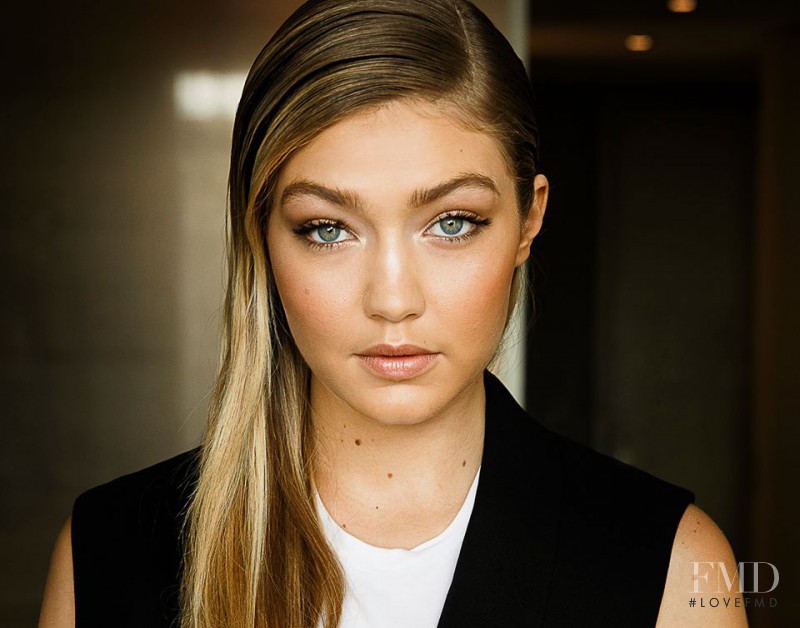 Gigi Hadid featured in  the Maybelline advertisement for Spring/Summer 2016