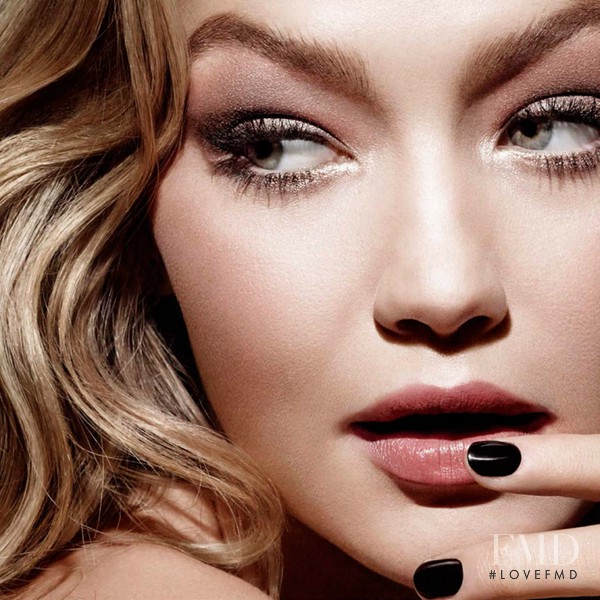 Gigi Hadid featured in  the Maybelline advertisement for Spring/Summer 2016