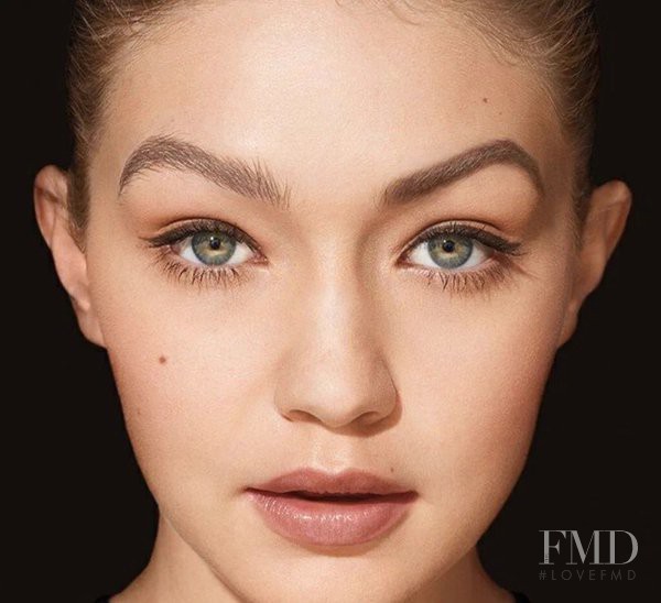 Gigi Hadid featured in  the Maybelline advertisement for Spring/Summer 2016