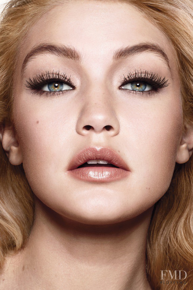 Gigi Hadid featured in  the Maybelline advertisement for Spring/Summer 2016