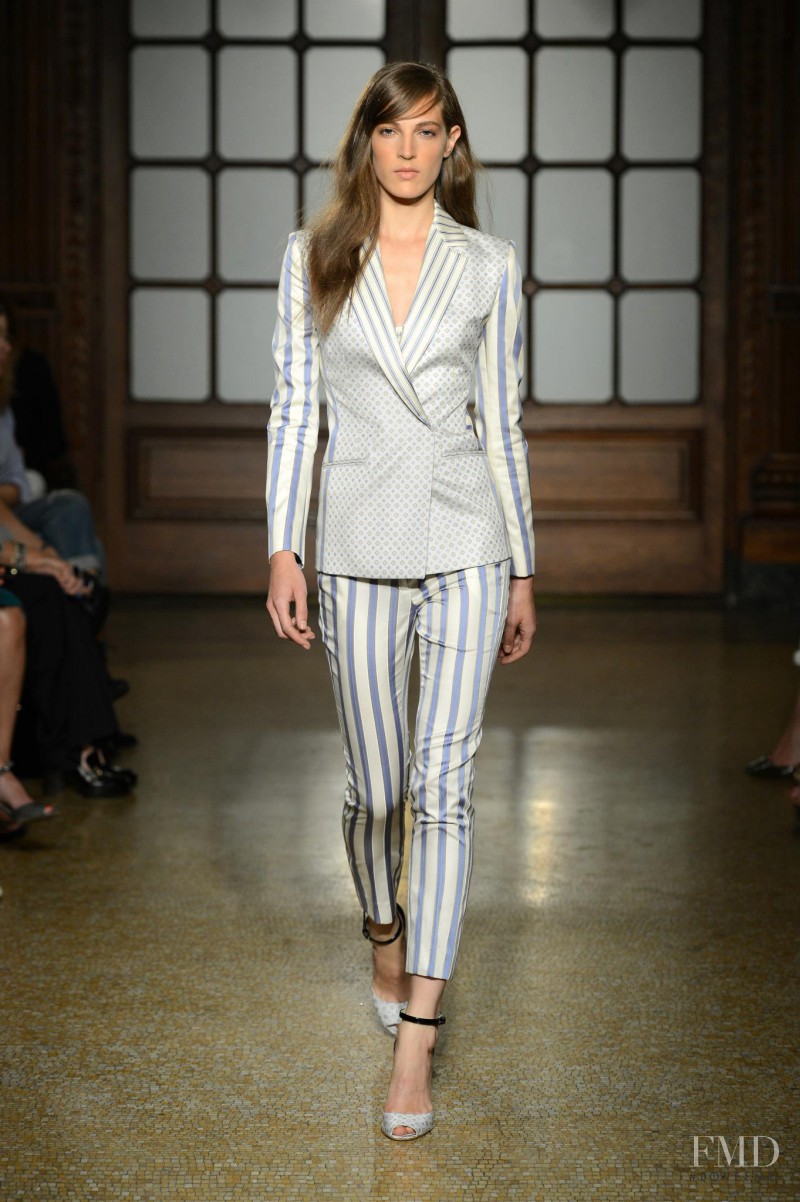 Othilia Simon featured in  the Philosophy di Lorenzo Serafini fashion show for Spring/Summer 2013