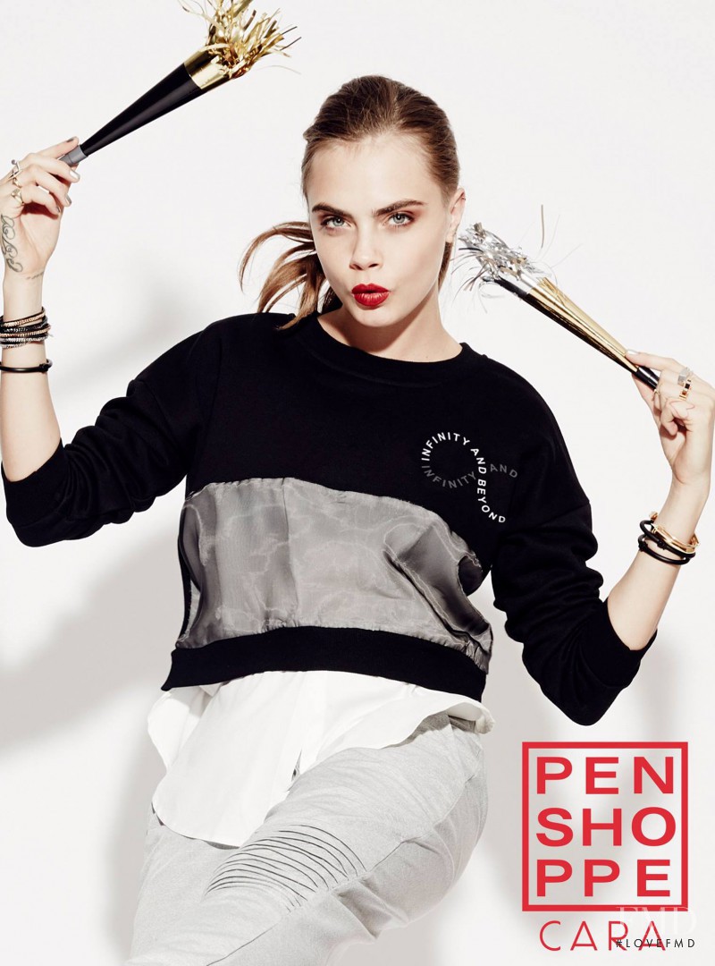 Cara Delevingne featured in  the Penshoppe advertisement for Holiday 2015