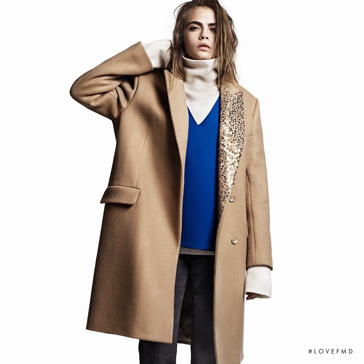 Cara Delevingne featured in  the DKNY advertisement for Autumn/Winter 2015