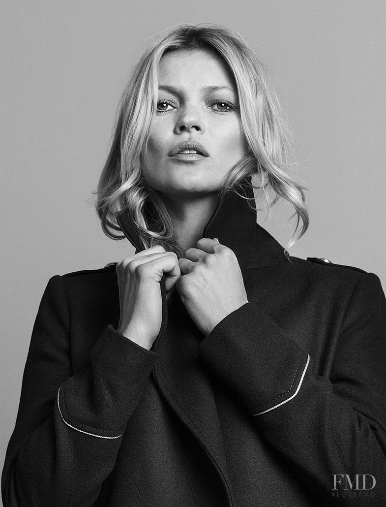 Kate Moss featured in  the Mango advertisement for Autumn/Winter 2015