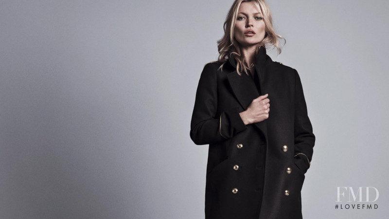 Kate Moss featured in  the Mango advertisement for Autumn/Winter 2015