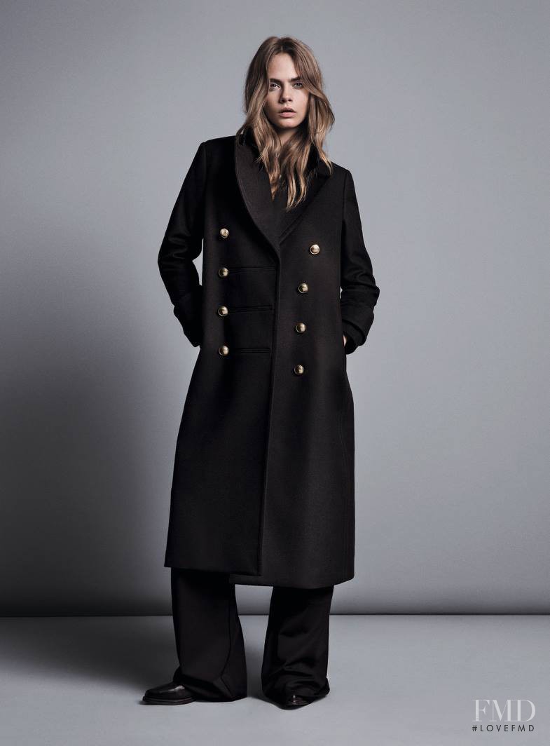 Cara Delevingne featured in  the Mango advertisement for Autumn/Winter 2015