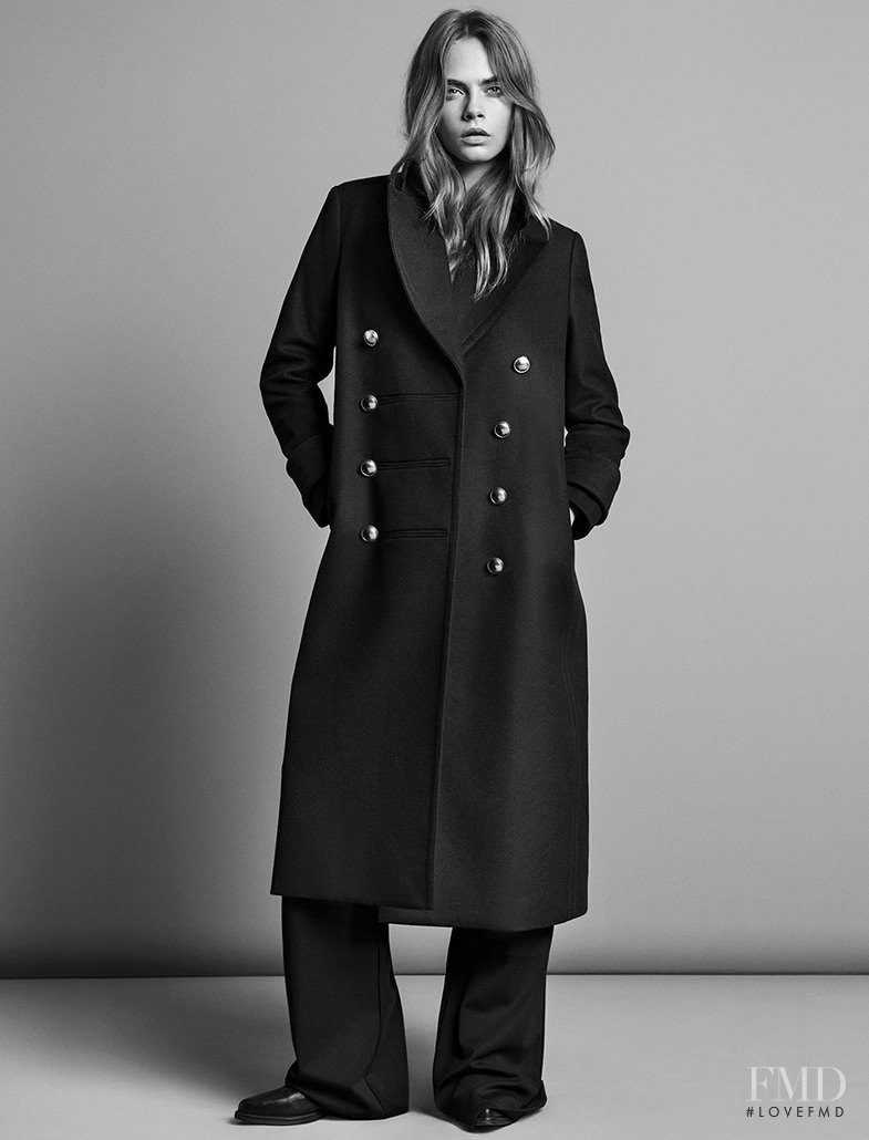 Cara Delevingne featured in  the Mango advertisement for Autumn/Winter 2015