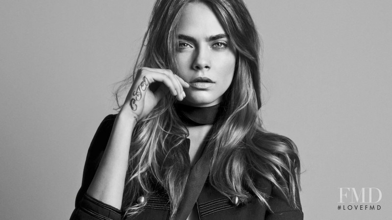 Cara Delevingne featured in  the Mango advertisement for Autumn/Winter 2015