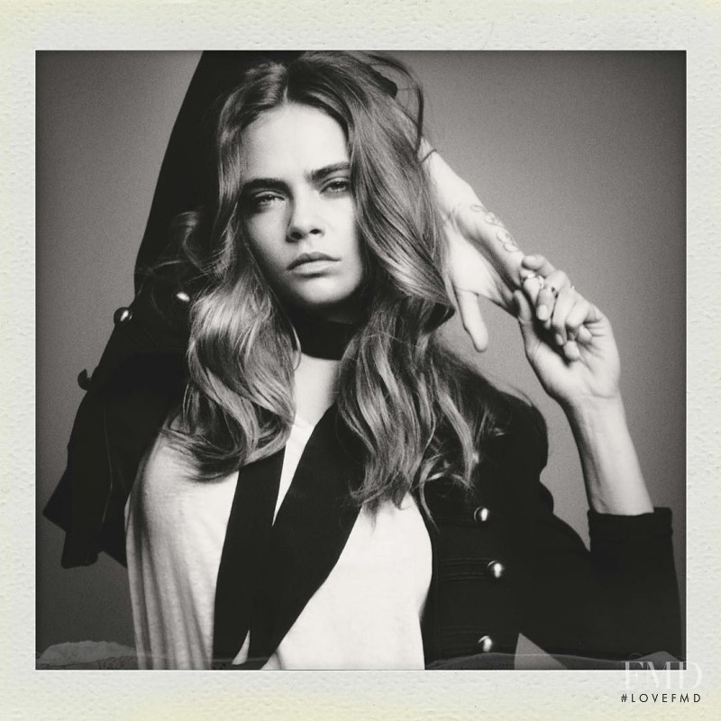 Cara Delevingne featured in  the Mango advertisement for Autumn/Winter 2015