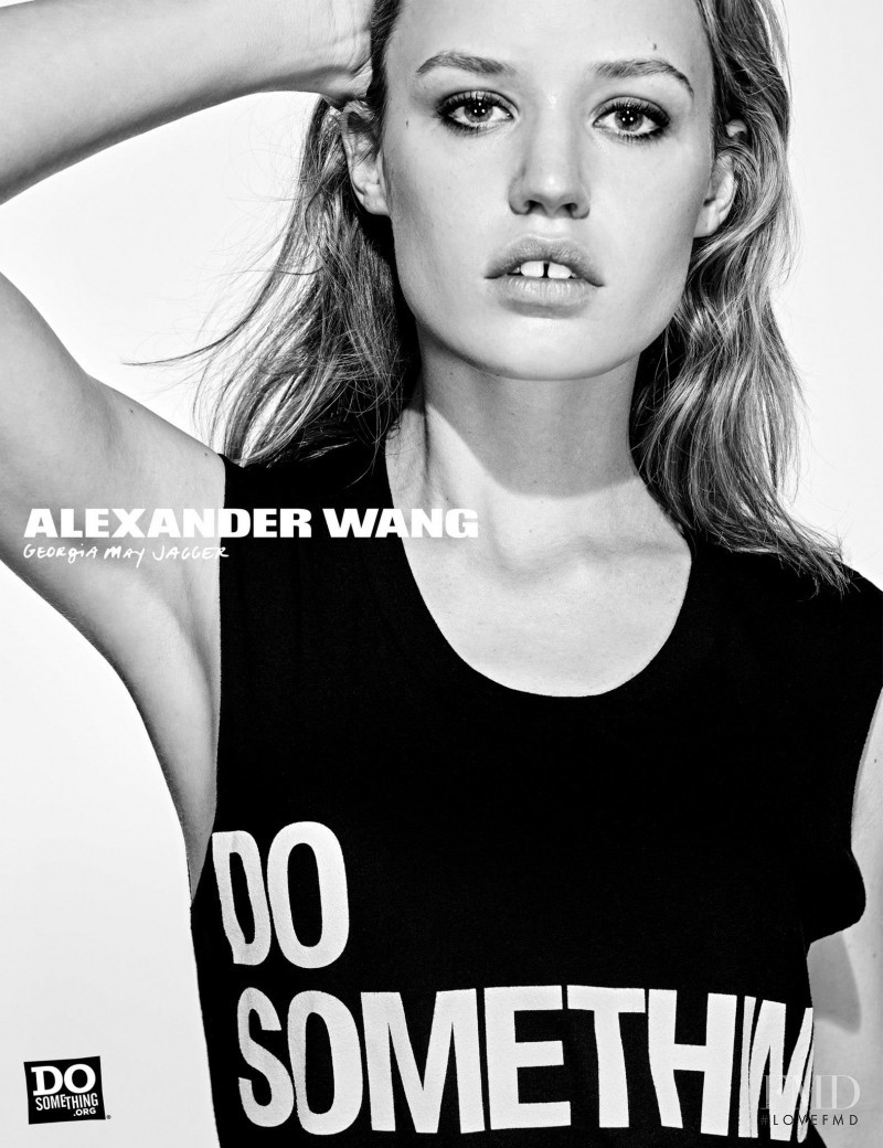 Georgia May Jagger featured in  the Alexander Wang x Do Something - 10 Year anniversary advertisement for Autumn/Winter 2015
