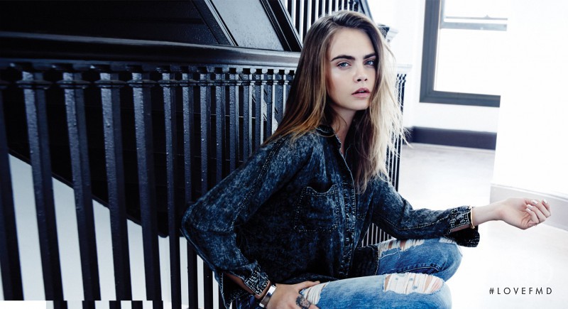 Cara Delevingne featured in  the Penshoppe DenimLab advertisement for Spring/Summer 2015