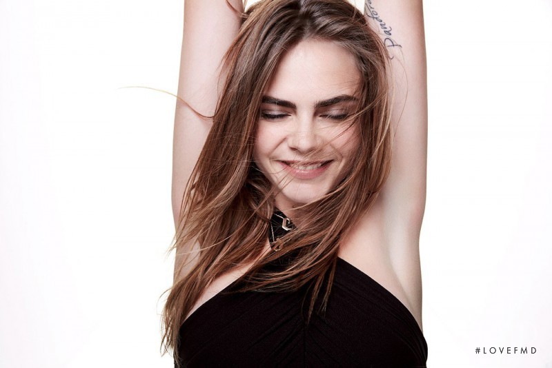 Cara Delevingne featured in  the Topshop x Zalando advertisement for Spring/Summer 2015