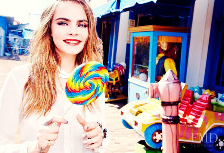 Cara Delevingne featured in  the Cencosud Paris advertisement for Spring/Summer 2015