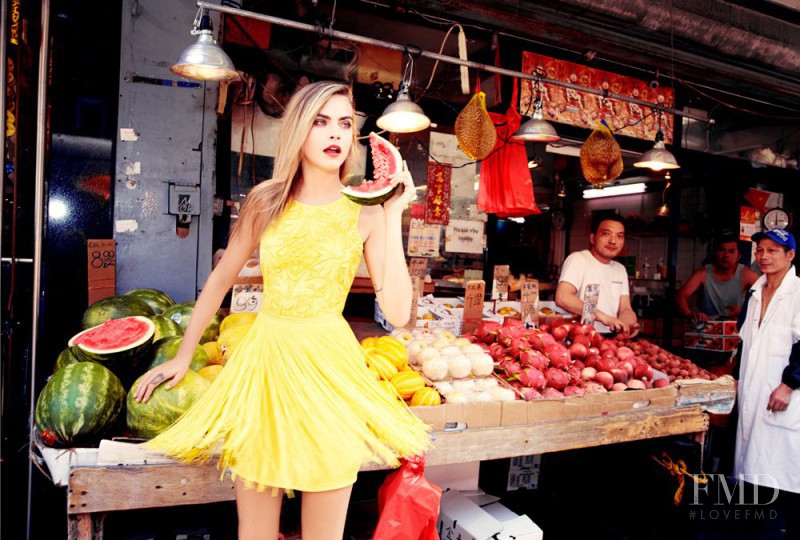 Cara Delevingne featured in  the BoBo advertisement for Spring/Summer 2015