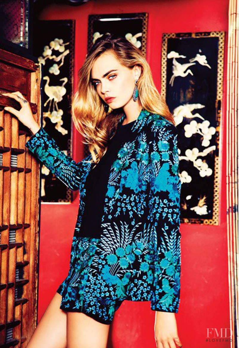 Cara Delevingne featured in  the BoBo advertisement for Spring/Summer 2015