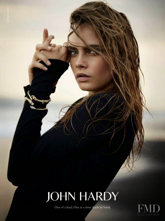 Cara Delevingne featured in  the John Hardy advertisement for Autumn/Winter 2014