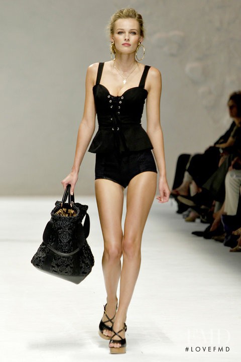 Edita Vilkeviciute featured in  the Dolce & Gabbana fashion show for Spring/Summer 2011