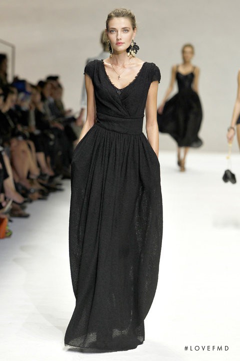 Alina Baikova featured in  the Dolce & Gabbana fashion show for Spring/Summer 2011