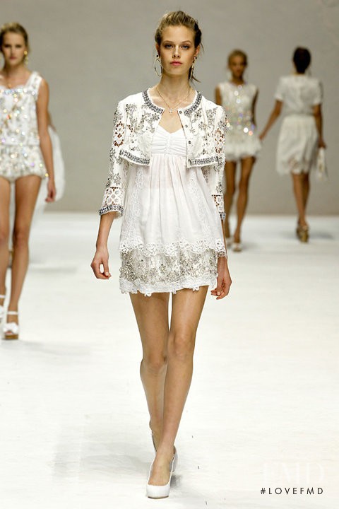 Jessica Clarke featured in  the Dolce & Gabbana fashion show for Spring/Summer 2011