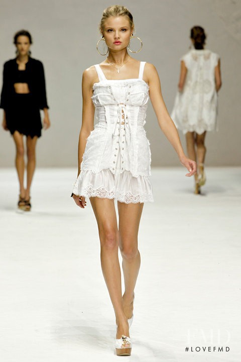 Magdalena Frackowiak featured in  the Dolce & Gabbana fashion show for Spring/Summer 2011