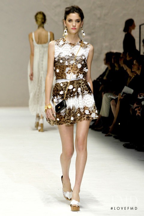 Alejandra Alonso featured in  the Dolce & Gabbana fashion show for Spring/Summer 2011
