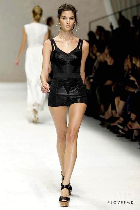 Marija Vujovic featured in  the Dolce & Gabbana fashion show for Spring/Summer 2011