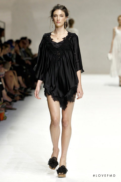 Jacquelyn Jablonski featured in  the Dolce & Gabbana fashion show for Spring/Summer 2011
