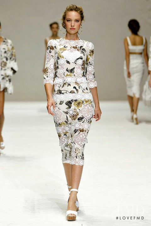 Heloise Guerin featured in  the Dolce & Gabbana fashion show for Spring/Summer 2011
