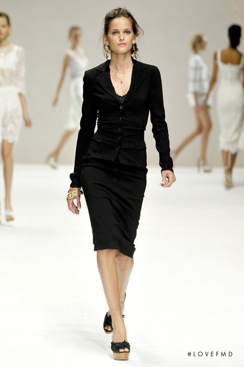 Izabel Goulart featured in  the Dolce & Gabbana fashion show for Spring/Summer 2011