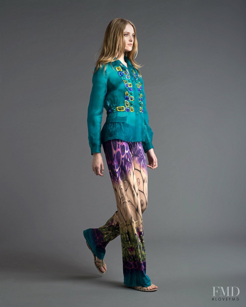 Vlada Roslyakova featured in  the Alberta Ferretti fashion show for Resort 2013