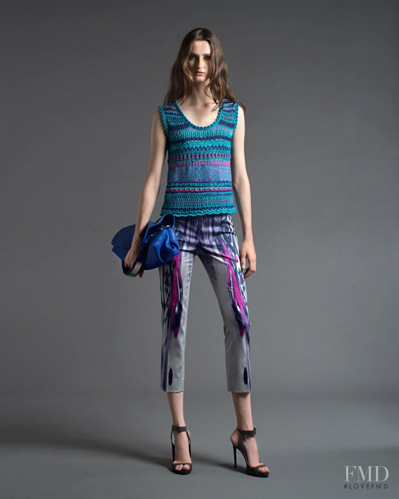 Mackenzie Drazan featured in  the Alberta Ferretti fashion show for Resort 2013