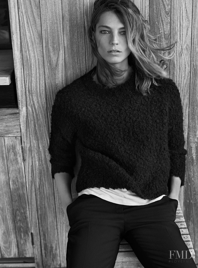 Daria Werbowy featured in  the Mango advertisement for Fall 2014