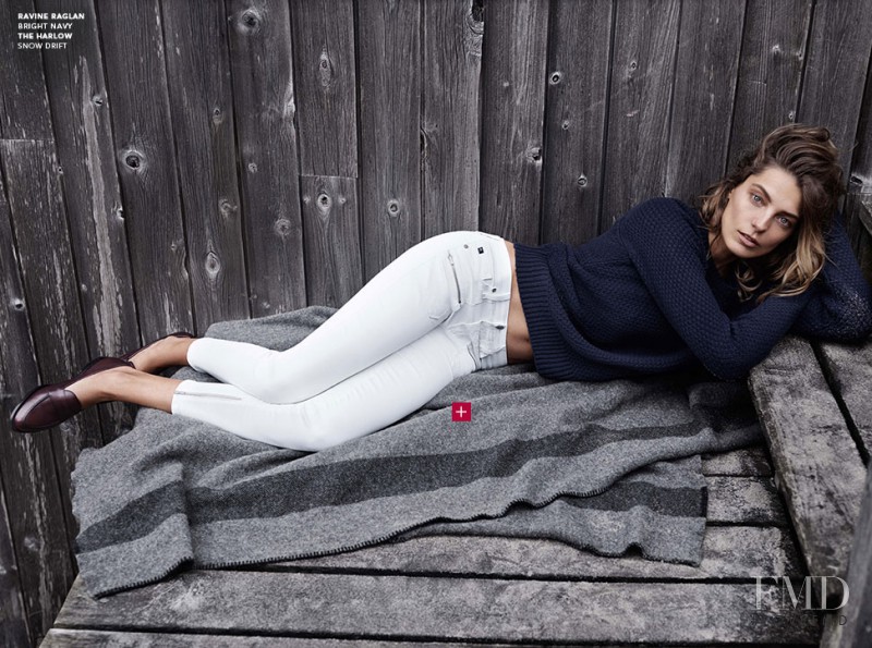 Daria Werbowy featured in  the AG Adriano Goldschmied advertisement for Autumn/Winter 2014