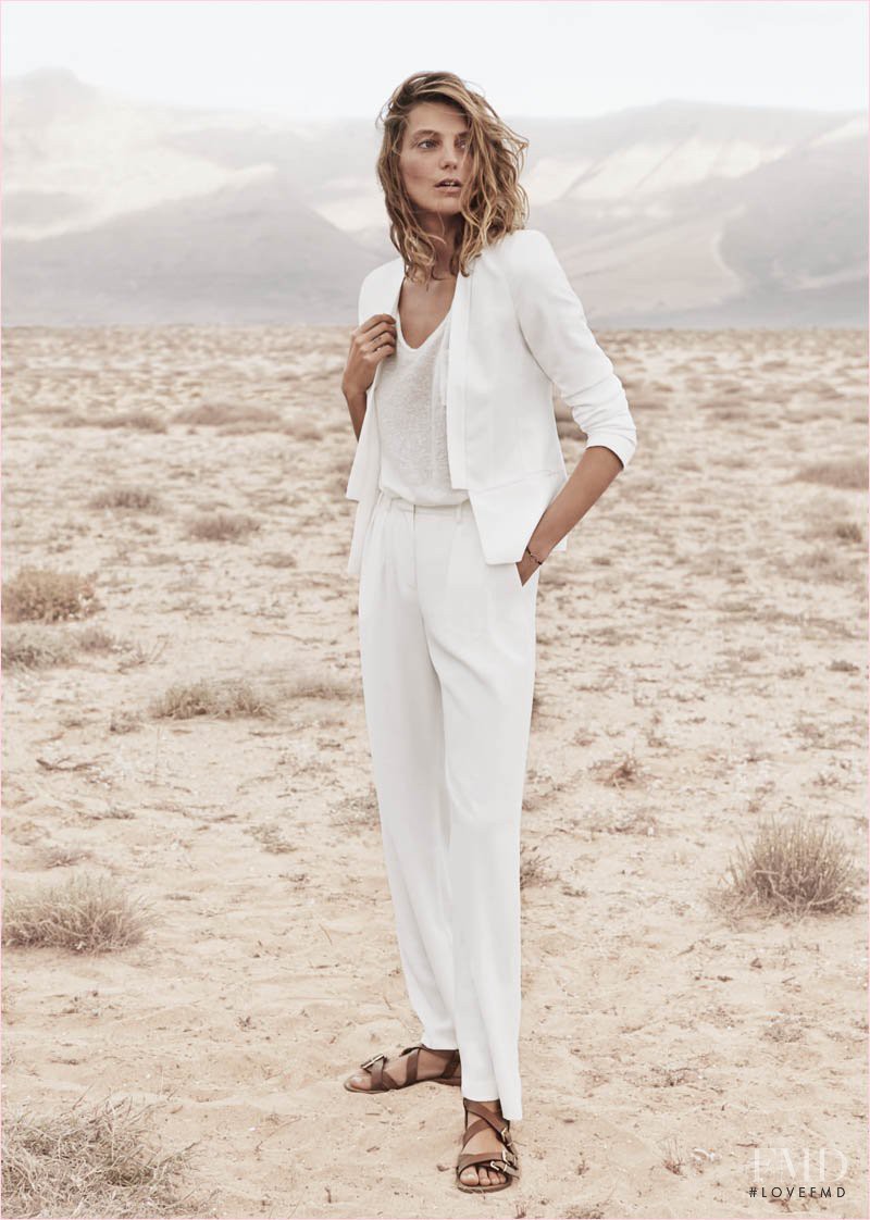 Daria Werbowy featured in  the Mango advertisement for Summer 2014