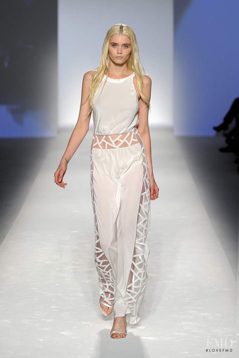 Abbey Lee Kershaw featured in  the Alberta Ferretti fashion show for Spring/Summer 2012