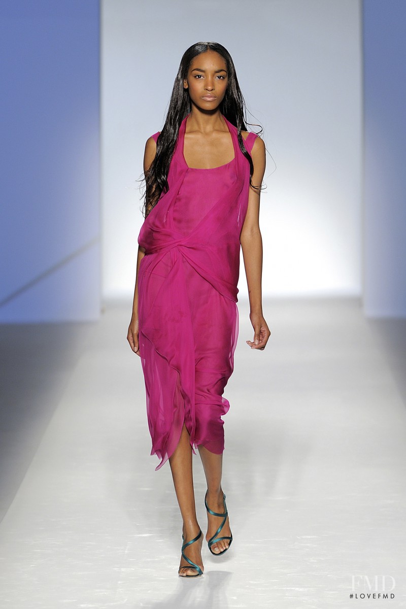 Jourdan Dunn featured in  the Alberta Ferretti fashion show for Spring/Summer 2012
